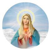 DAROUND 108 BL Immaculate Heart Clouds Blue